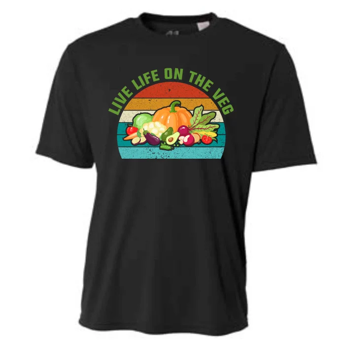 Live Life On The Veg Gift Cooling Performance Crew T-Shirt