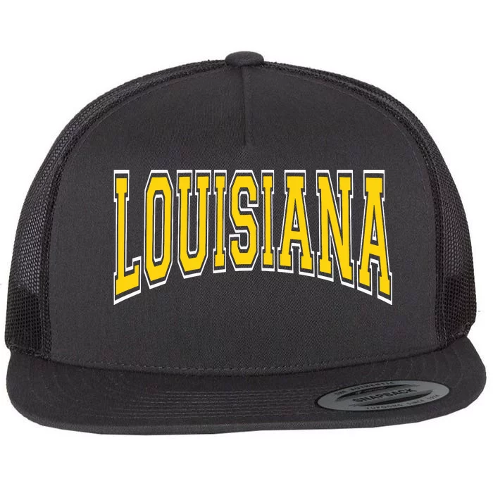 Louisiana Flat Bill Trucker Hat