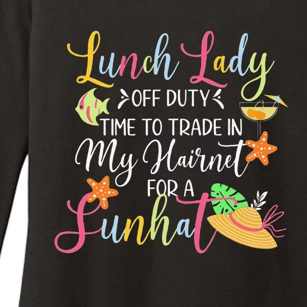 Lunch Lady Off Duty Lunch Lady Last Day Of School Womens CVC Long Sleeve Shirt