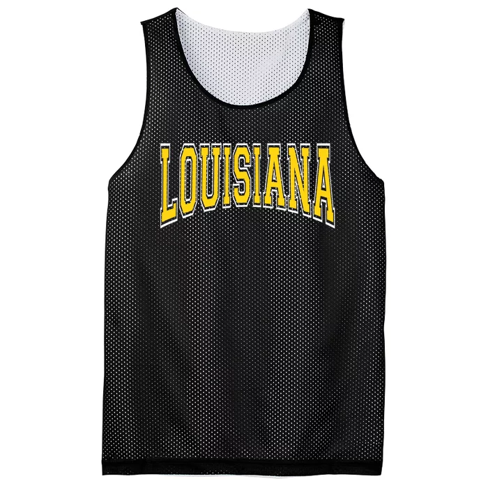 Louisiana Mesh Reversible Basketball Jersey Tank