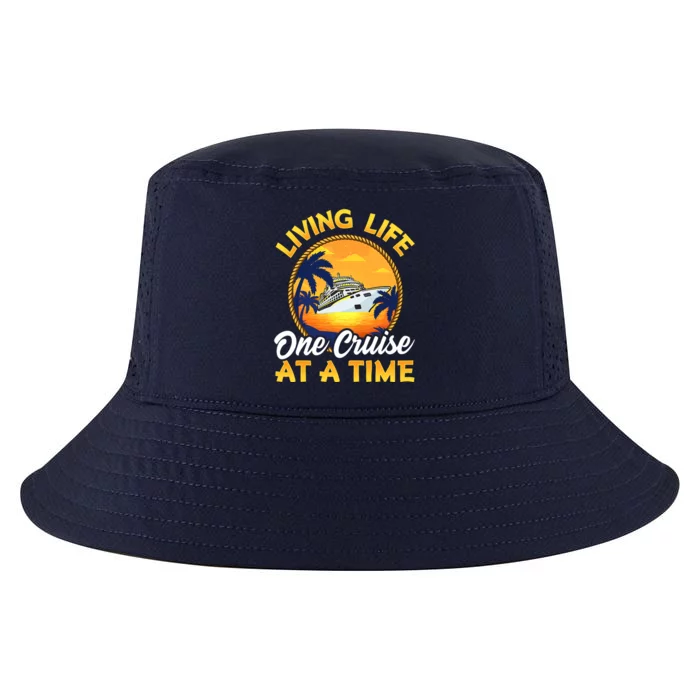 Living Life One Cruise At A Time Cool Comfort Performance Bucket Hat