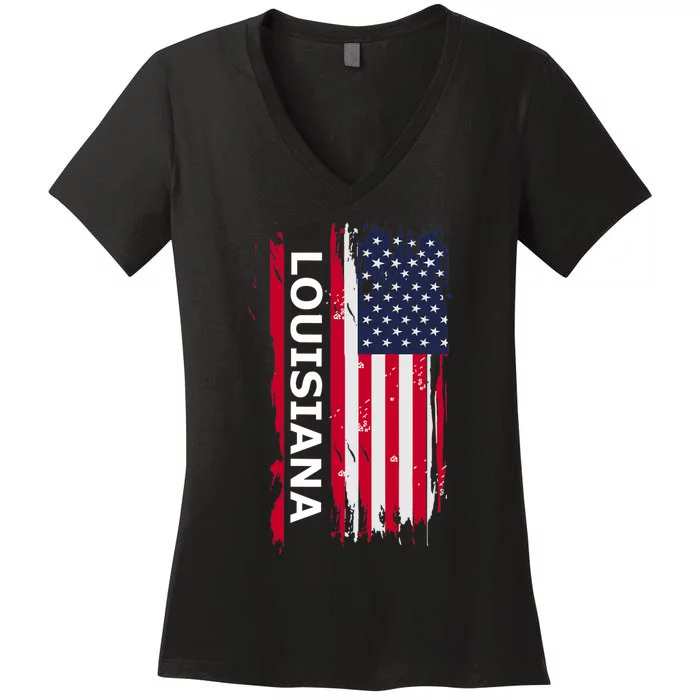 Louisiana Women's V-Neck T-Shirt