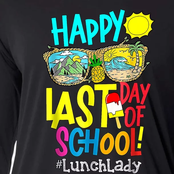 Lunch Lady Off Duty Last Day Of School Summer Break Cooling Performance Long Sleeve Crew