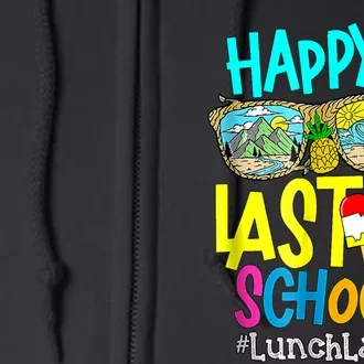 Lunch Lady Off Duty Last Day Of School Summer Break Full Zip Hoodie