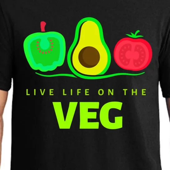 Live Life On The Veg Gift Pajama Set