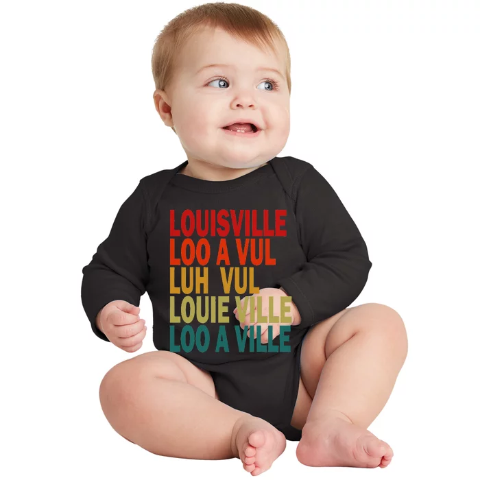 Louisville Baby Long Sleeve Bodysuit