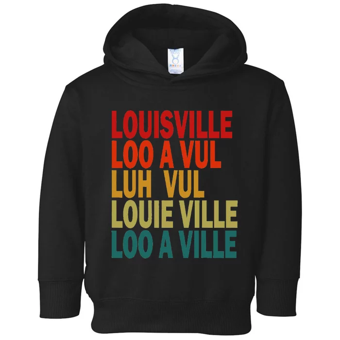 Louisville Toddler Hoodie