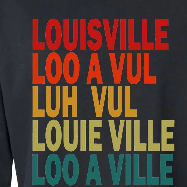 Louisville Cropped Pullover Crew