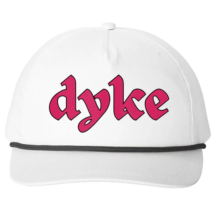 Lgbtq Lesbian Pride Party Dyke Pride Party Group Snapback Five-Panel Rope Hat