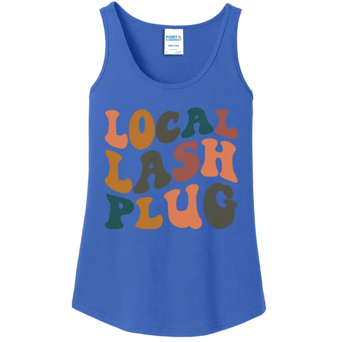 Local Lash Plug Lash Tech Lash Artist Retro Eyelash Gift Ladies Essential Tank