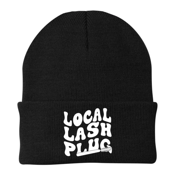 Local Lash Plug Technician Lash Tech Esthetician Knit Cap Winter Beanie