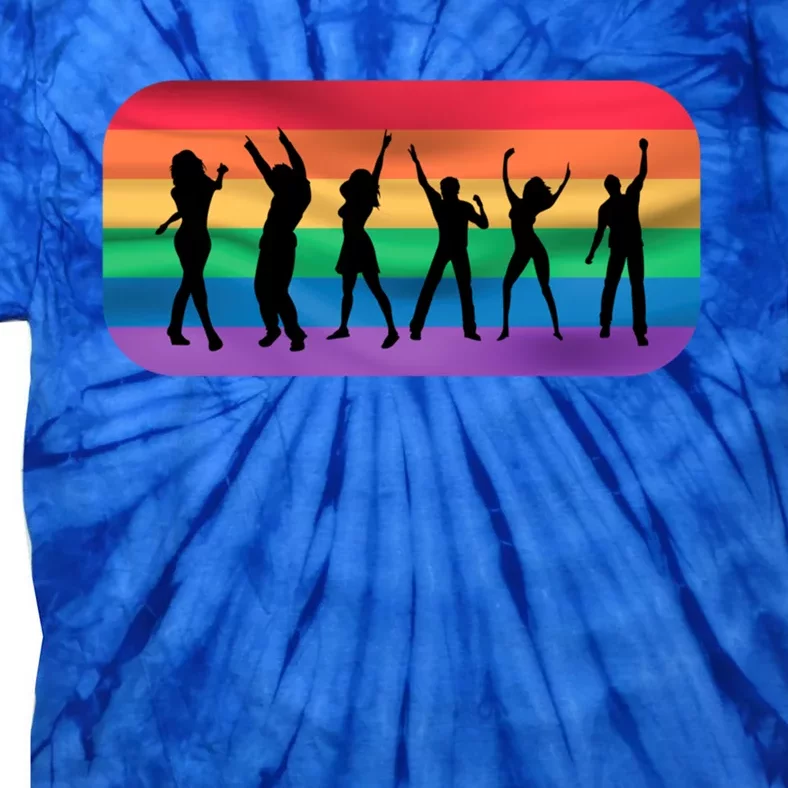 Lgbt Lgbtq Pride Awareness Dancing For Gays And Lesbians Gift Tie-Dye T-Shirt