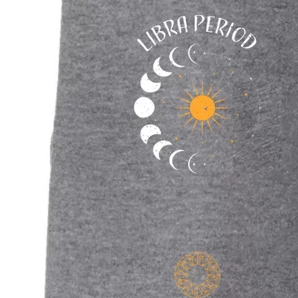 Libra: Libra Period Astrology Sayings Gift Doggie 3-End Fleece Hoodie