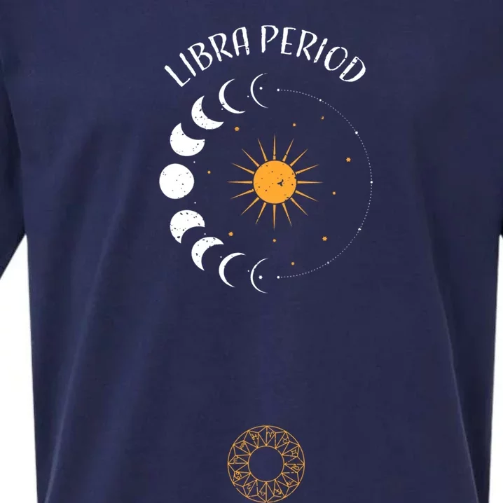 Libra: Libra Period Astrology Sayings Gift Sueded Cloud Jersey T-Shirt