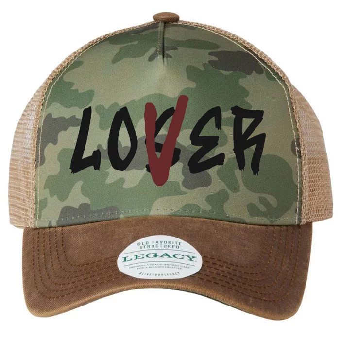 Lover Loser Play On Word Gift Idea Trending Matching Sneaker Legacy Tie Dye Trucker Hat