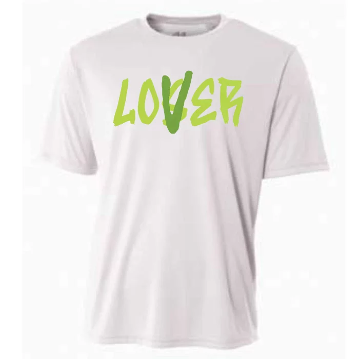 Lover Loser Play On Word Gift Idea Trending Matching Sneaker Cooling Performance Crew T-Shirt