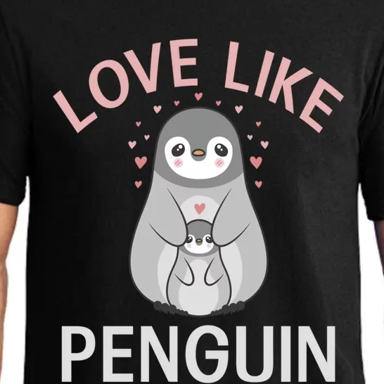 Love Like Penguin Lover Gift Pajama Set