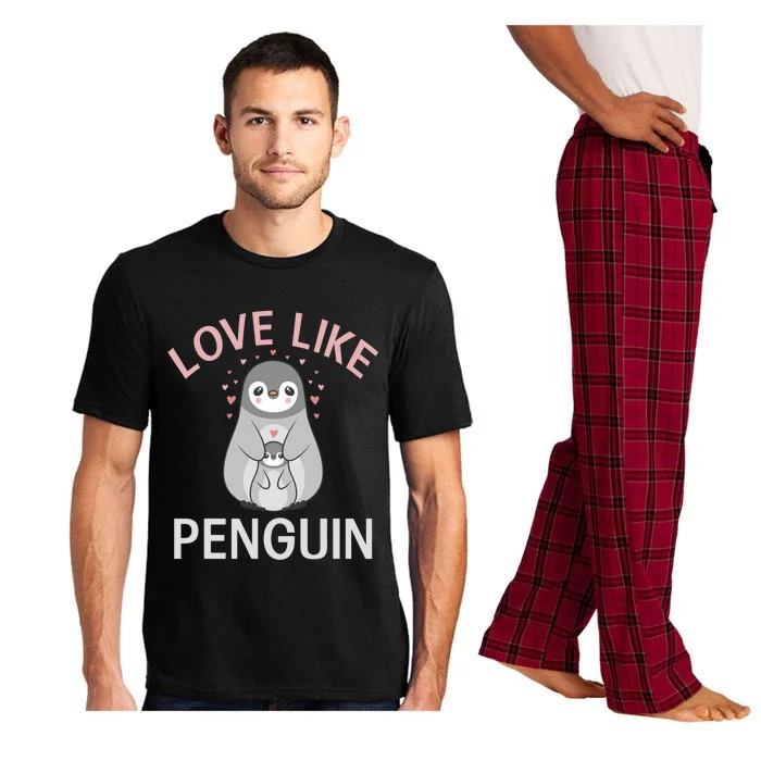 Love Like Penguin Lover Gift Pajama Set