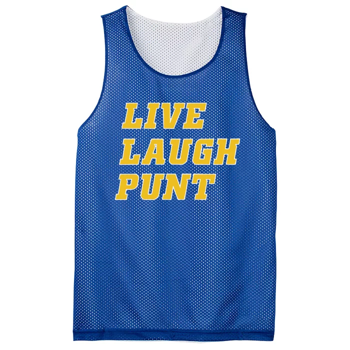 Live Laugh Punt Mesh Reversible Basketball Jersey Tank