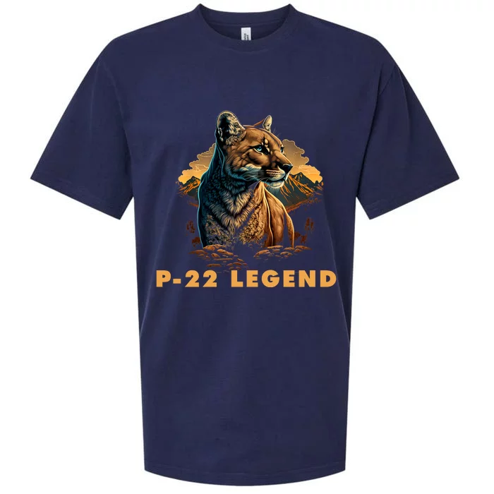 Legend Lion P22 Mountain Lion Silver Lake Sueded Cloud Jersey T-Shirt