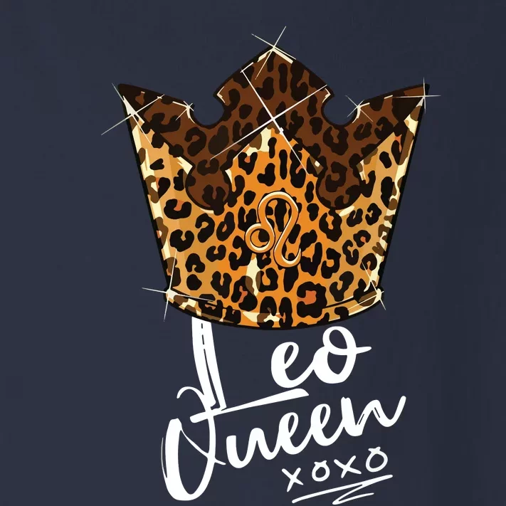 Leopard Leo Queen Zodiac Sign With Leopard Pattern Crown Toddler Long Sleeve Shirt