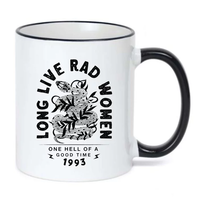 Long Live Rad Women One Hell Of A Good Time 1993 Women Black Color Changing Mug