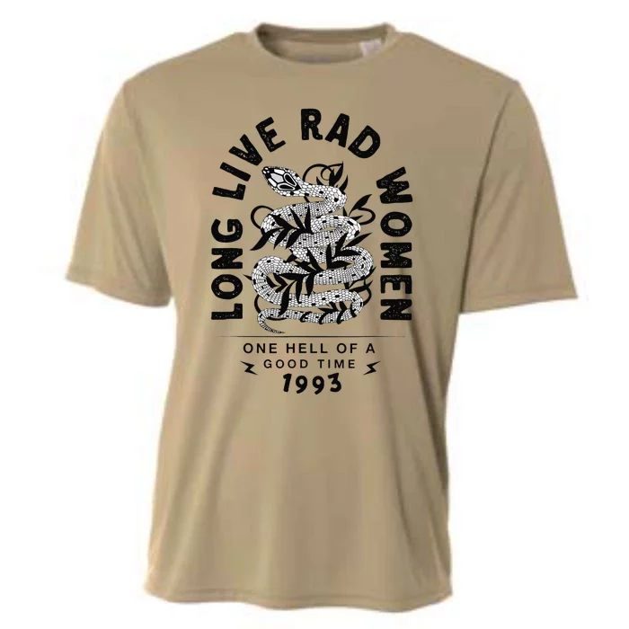 Long Live Rad Women One Hell Of A Good Time 1993 Women Cooling Performance Crew T-Shirt