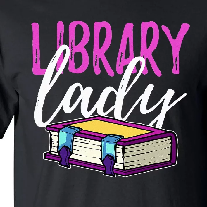 Librarian Library Reading Bookworm Books Tall T-Shirt