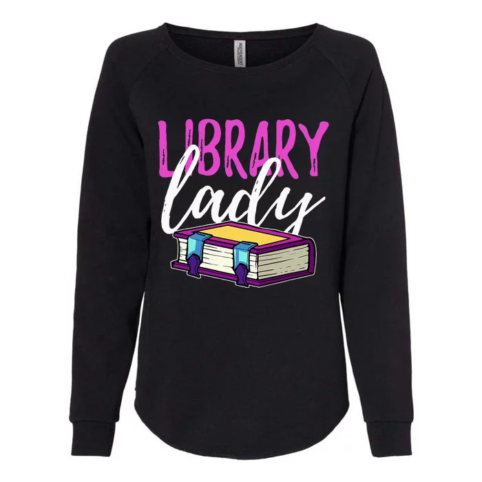 Librarian Library Reading Bookworm Books Womens California Wash Sweatshirt