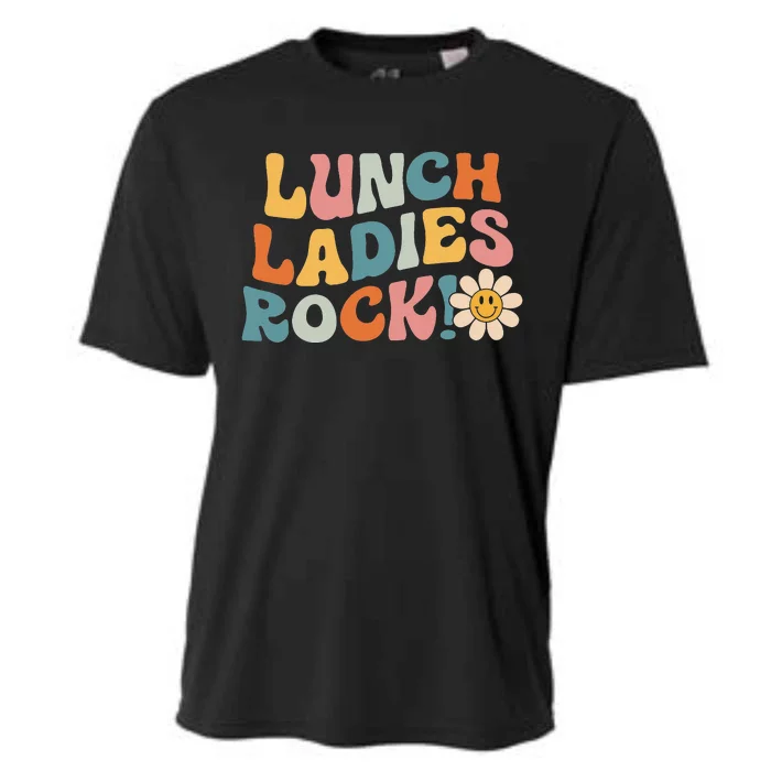 Lunch Ladies Rock! Retro Lunch Ladies Squad Cooling Performance Crew T-Shirt