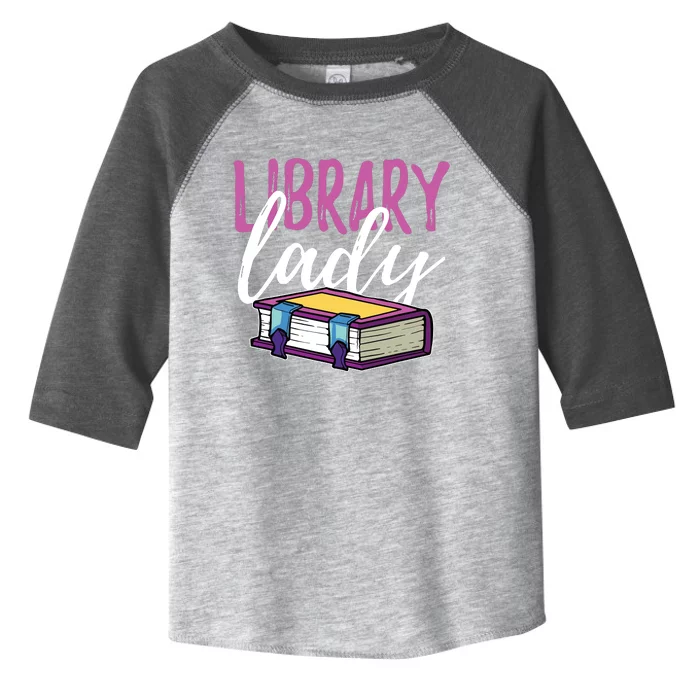 Librarian Library Reading Bookworm Books Toddler Fine Jersey T-Shirt