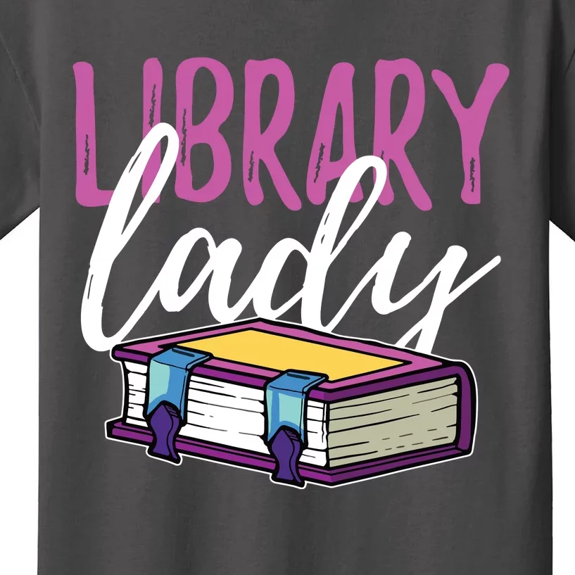 Librarian Library Reading Bookworm Books Kids T-Shirt