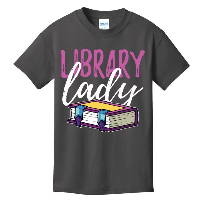 Librarian Library Reading Bookworm Books Kids T-Shirt