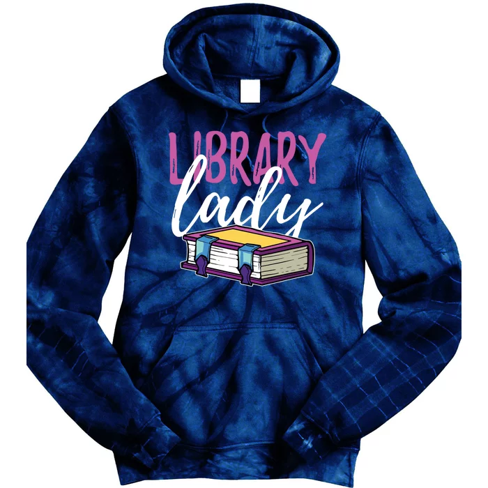 Librarian Library Reading Bookworm Books Tie Dye Hoodie