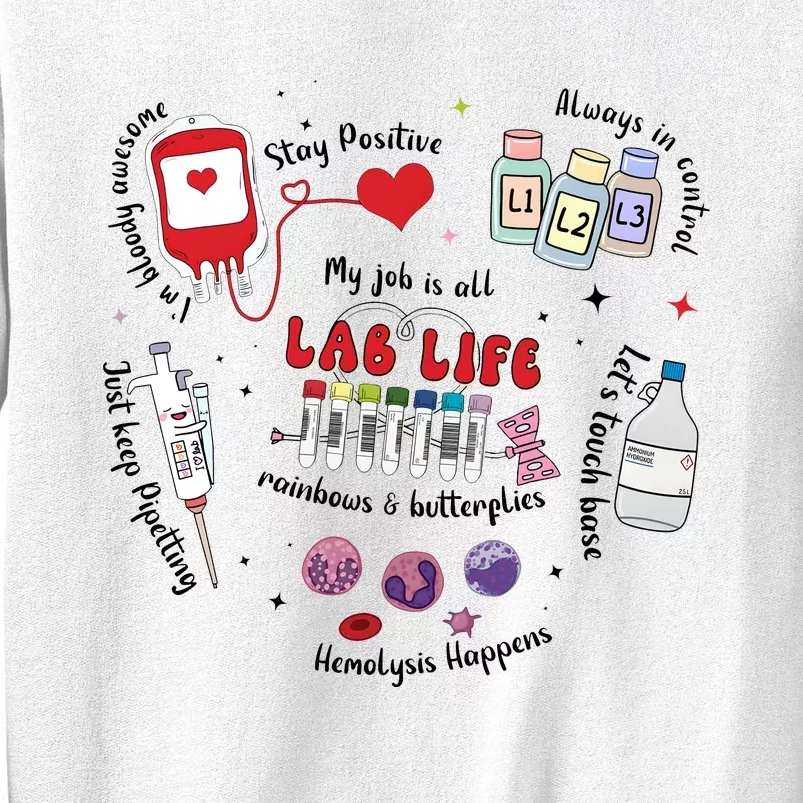 Lab Life Retro Scientist Science Sweatshirt