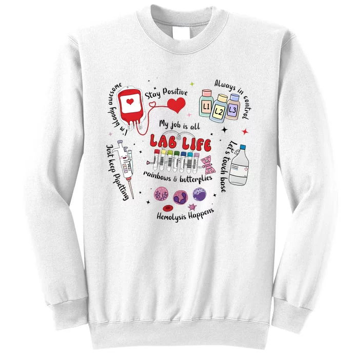 Lab Life Retro Scientist Science Sweatshirt