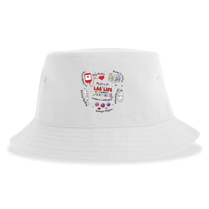 Lab Life Retro Scientist Science Sustainable Bucket Hat