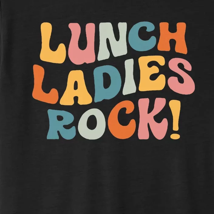 Lunch Ladies Rock! Retro Lunch Ladies Squad Cafeteria Crew ChromaSoft Performance T-Shirt