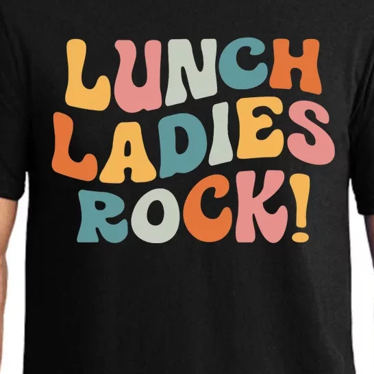 Lunch Ladies Rock! Retro Lunch Ladies Squad Cafeteria Crew Pajama Set