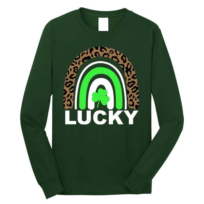 Lucky Leopard Rainbow Long Sleeve Shirt