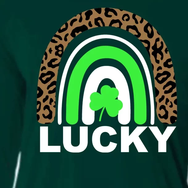 Lucky Leopard Rainbow Cooling Performance Long Sleeve Crew