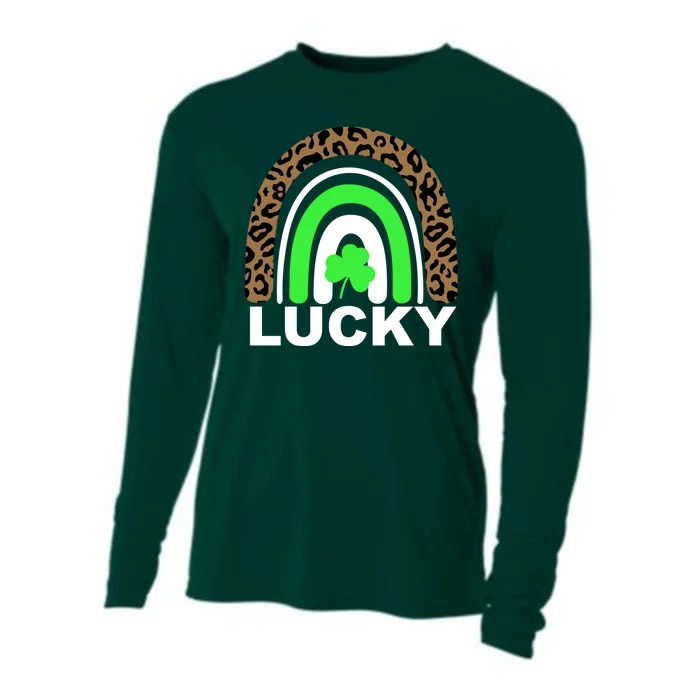 Lucky Leopard Rainbow Cooling Performance Long Sleeve Crew