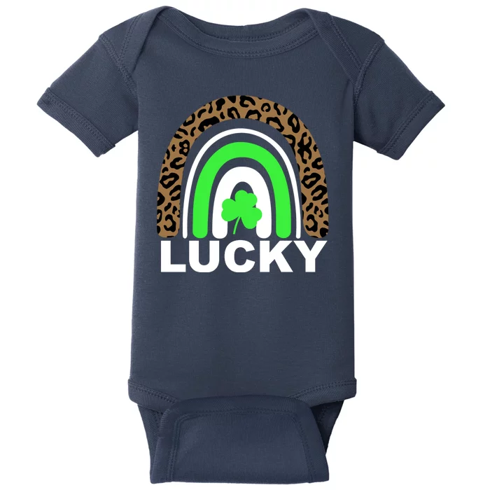 Lucky Leopard Rainbow Baby Bodysuit