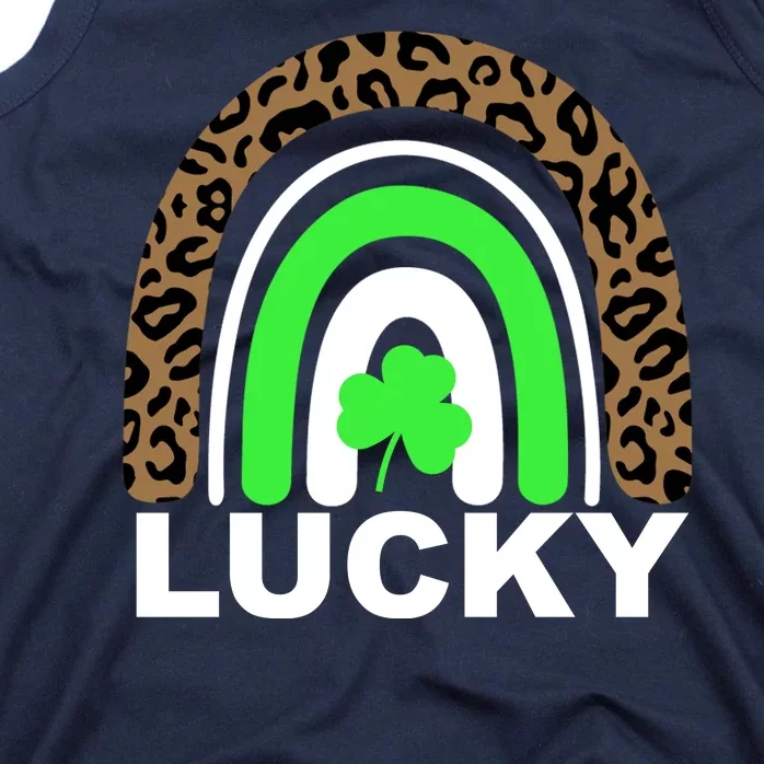 Lucky Leopard Rainbow Tank Top