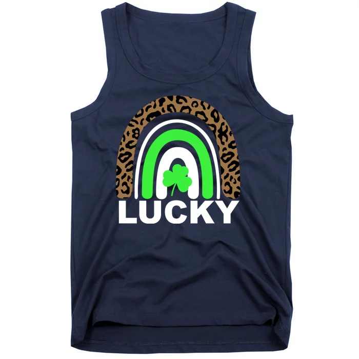 Lucky Leopard Rainbow Tank Top