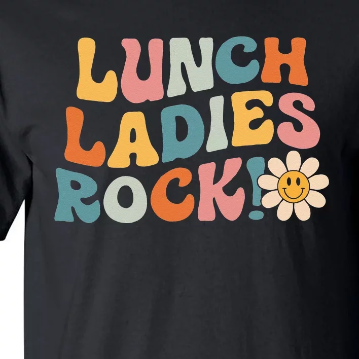 Lunch Ladies Rock! Retro Lunch Ladies Squad Cafeteria Crew Tall T-Shirt