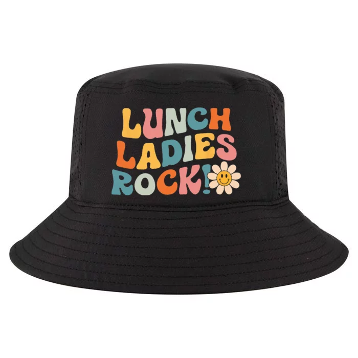 Lunch Ladies Rock! Retro Lunch Ladies Squad Cafeteria Crew Cool Comfort Performance Bucket Hat