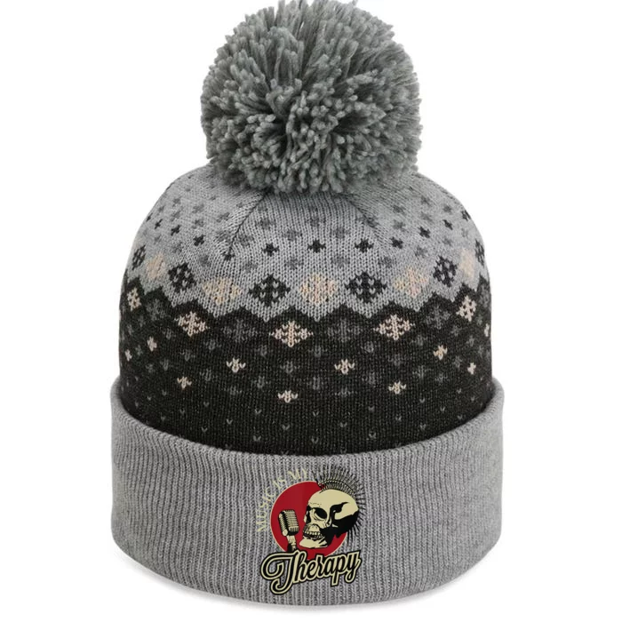 Long Live Rock And Roll The Baniff Cuffed Pom Beanie