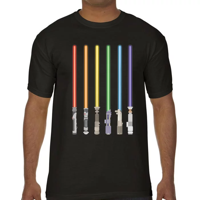 LGBT Light Sword LGBTQ Pride Flag Equality Comfort Colors T-Shirt