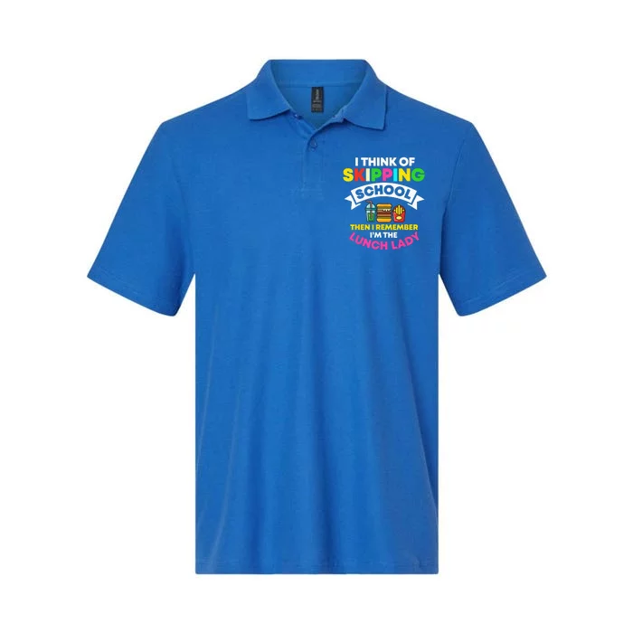 Lunch Lady School Cook Food Service Worker Cafeteria Crew Softstyle Adult Sport Polo